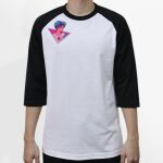 Raglan 3/4 Roundneck Shirt (White Body) Thumbnail