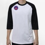 Raglan 3/4 Roundneck Shirt (White Body) Thumbnail