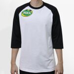Raglan 3/4 Roundneck Shirt (White Body) Thumbnail