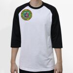 Raglan 3/4 Roundneck Shirt (White Body) Thumbnail