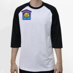 Raglan 3/4 Roundneck Shirt (White Body) Thumbnail