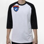 Raglan 3/4 Roundneck Shirt (White Body) Thumbnail