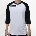 Raglan 3/4 Roundneck Shirt (White Body) Thumbnail