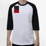 Raglan 3/4 Roundneck Shirt (White Body) Thumbnail