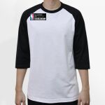 Raglan 3/4 Roundneck Shirt (White Body) Thumbnail