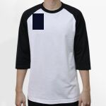 Raglan 3/4 Roundneck Shirt (White Body) Thumbnail