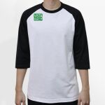 Raglan 3/4 Roundneck Shirt (White Body) Thumbnail
