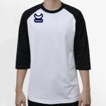 Raglan 3/4 Roundneck Shirt (White Body) Thumbnail