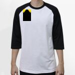 Raglan 3/4 Roundneck Shirt (White Body) Thumbnail