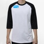 Raglan 3/4 Roundneck Shirt (White Body) Thumbnail
