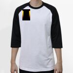 Raglan 3/4 Roundneck Shirt (White Body) Thumbnail