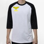 Raglan 3/4 Roundneck Shirt (White Body) Thumbnail