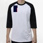 Raglan 3/4 Roundneck Shirt (White Body) Thumbnail
