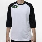 Raglan 3/4 Roundneck Shirt (White Body) Thumbnail