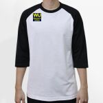 Raglan 3/4 Roundneck Shirt (White Body) Thumbnail