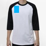 Raglan 3/4 Roundneck Shirt (White Body) Thumbnail