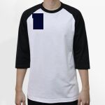 Raglan 3/4 Roundneck Shirt (White Body) Thumbnail