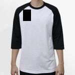 Raglan 3/4 Roundneck Shirt (White Body) Thumbnail