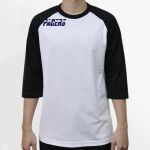 Raglan 3/4 Roundneck Shirt (White Body) Thumbnail