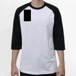Raglan 3/4 Roundneck Shirt (White Body) Thumbnail