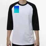 Raglan 3/4 Roundneck Shirt (White Body) Thumbnail