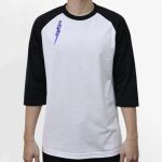 Raglan 3/4 Roundneck Shirt (White Body) Thumbnail