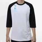 Raglan 3/4 Roundneck Shirt (White Body) Thumbnail
