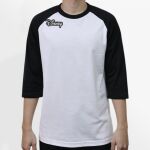 Raglan 3/4 Roundneck Shirt (White Body) Thumbnail