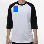 Raglan 3/4 Roundneck Shirt (White Body) Thumbnail