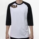 Raglan 3/4 Roundneck Shirt (White Body) Thumbnail