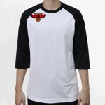 Raglan 3/4 Roundneck Shirt (White Body) Thumbnail