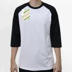 Raglan 3/4 Roundneck Shirt (White Body) Thumbnail
