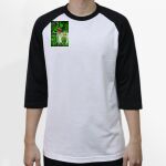 Raglan 3/4 Roundneck Shirt (White Body) Thumbnail