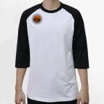 Raglan 3/4 Roundneck Shirt (White Body) Thumbnail