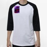 Raglan 3/4 Roundneck Shirt (White Body) Thumbnail