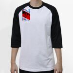 Raglan 3/4 Roundneck Shirt (White Body) Thumbnail