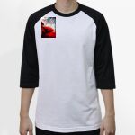 Raglan 3/4 Roundneck Shirt (White Body) Thumbnail