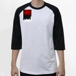 Raglan 3/4 Roundneck Shirt (White Body) Thumbnail