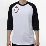 Raglan 3/4 Roundneck Shirt (White Body) Thumbnail