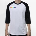 Raglan 3/4 Roundneck Shirt (White Body) Thumbnail