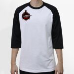 Raglan 3/4 Roundneck Shirt (White Body) Thumbnail