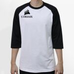 Raglan 3/4 Roundneck Shirt (White Body) Thumbnail