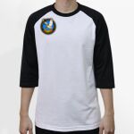 Raglan 3/4 Roundneck Shirt (White Body) Thumbnail