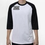 Raglan 3/4 Roundneck Shirt (White Body) Thumbnail