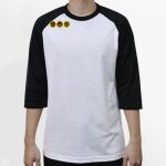 Raglan 3/4 Roundneck Shirt (White Body) Thumbnail