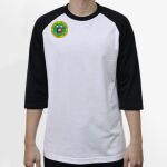 Raglan 3/4 Roundneck Shirt (White Body) Thumbnail