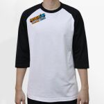 Raglan 3/4 Roundneck Shirt (White Body) Thumbnail