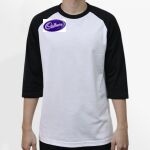 Raglan 3/4 Roundneck Shirt (White Body) Thumbnail