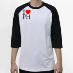 Raglan 3/4 Roundneck Shirt (White Body) Thumbnail