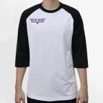 Raglan 3/4 Roundneck Shirt (White Body) Thumbnail